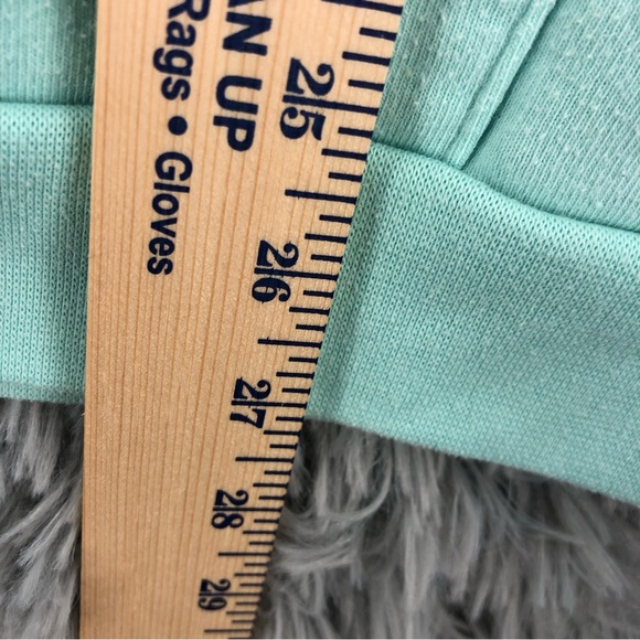 Rue21 Hoodie Womens Large Limited Edition Checkered Sleeve Kangaroo Pocket - Picture 8 of 13